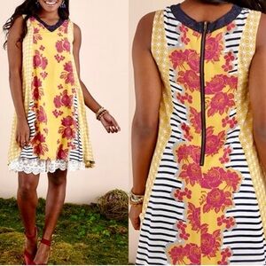 Matilda Jane medium sleeveless dress with pocket!! Great condition